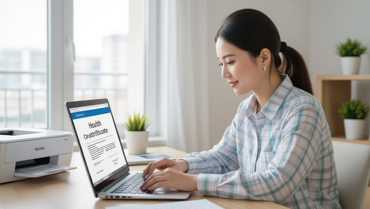 💻 집에서 간편하게! 보건증 인터넷 발급 및 출력 방법