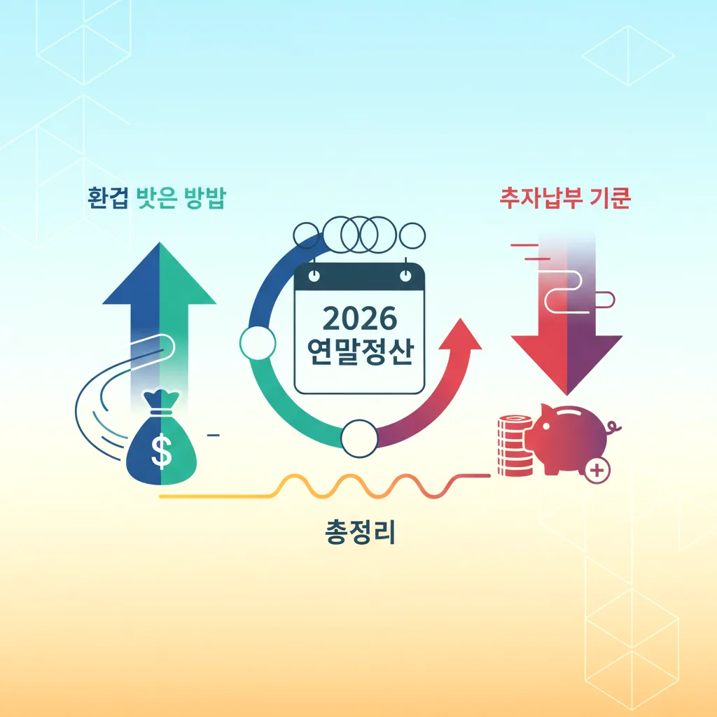 2026 연말정산 추가납부 기준 및 환급 받는 방법 총정리