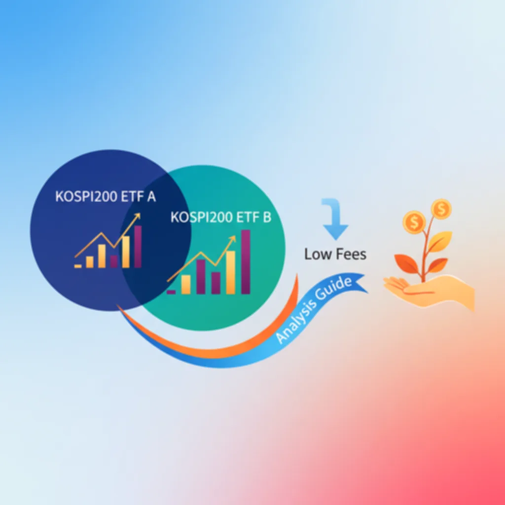 코스피200 ETF 비교 분석 및 수익률 수수료 낮은 추천 상품 가이드