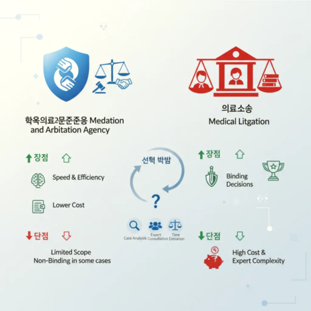 한국의료분쟁조정중재원과 의료소송 장단점 비교 및 선택 방법