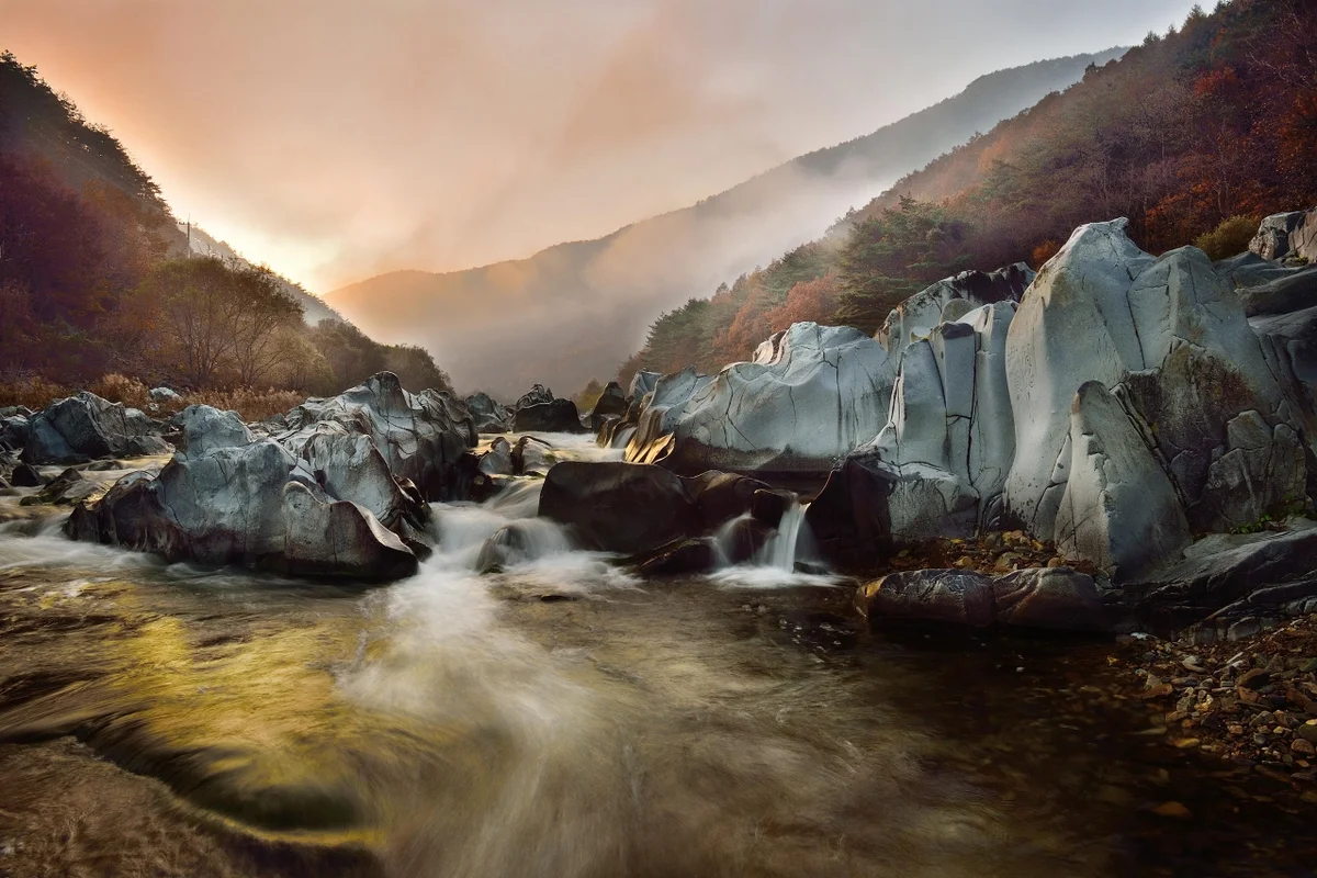 백석탄계곡 - 청송안덕 여행