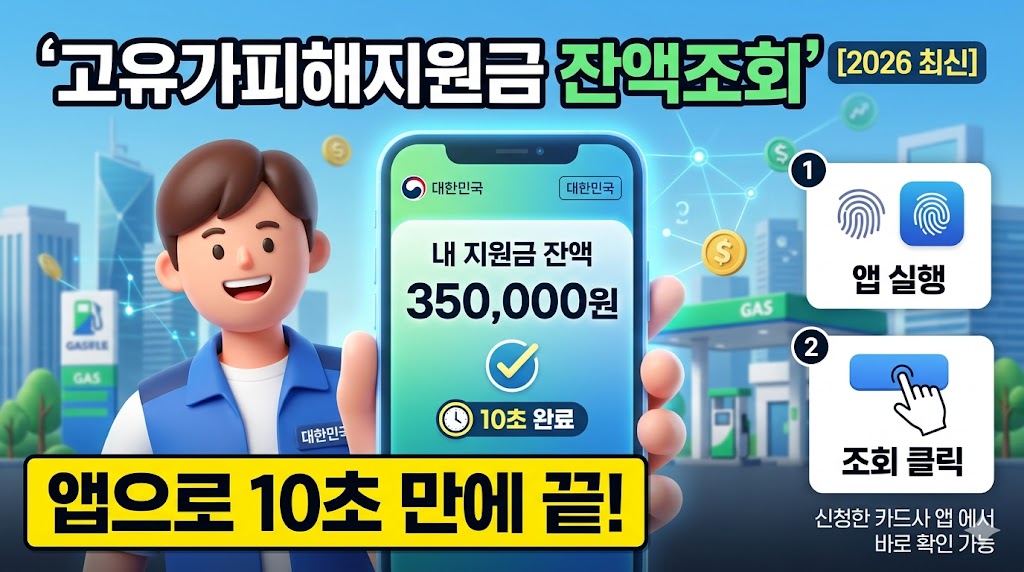 고유가피해지원금 잔액조회