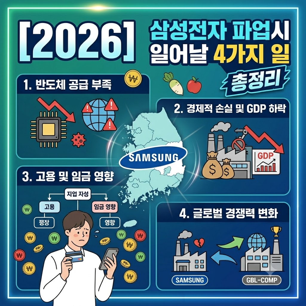 삼성전자파업시 일어날일