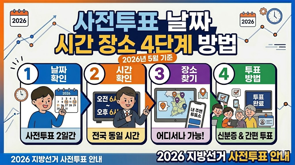 사전투표 날짜 시간 장소