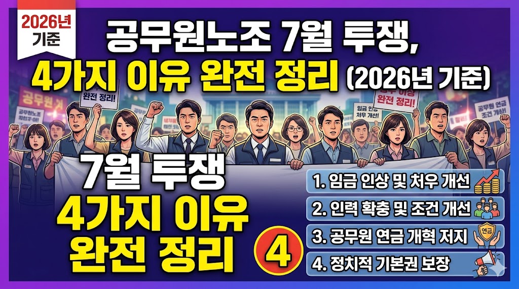 공무원노조 7월 투쟁