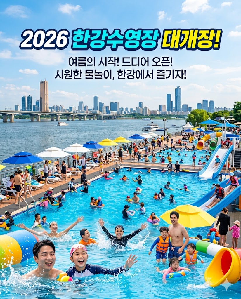 한강수영장개장