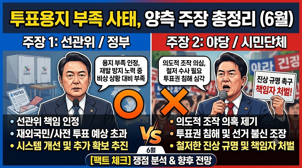 투표용지 부족 사태